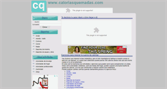 Desktop Screenshot of caloriasquemadas.com