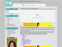 Tablet Screenshot of caloriasquemadas.com